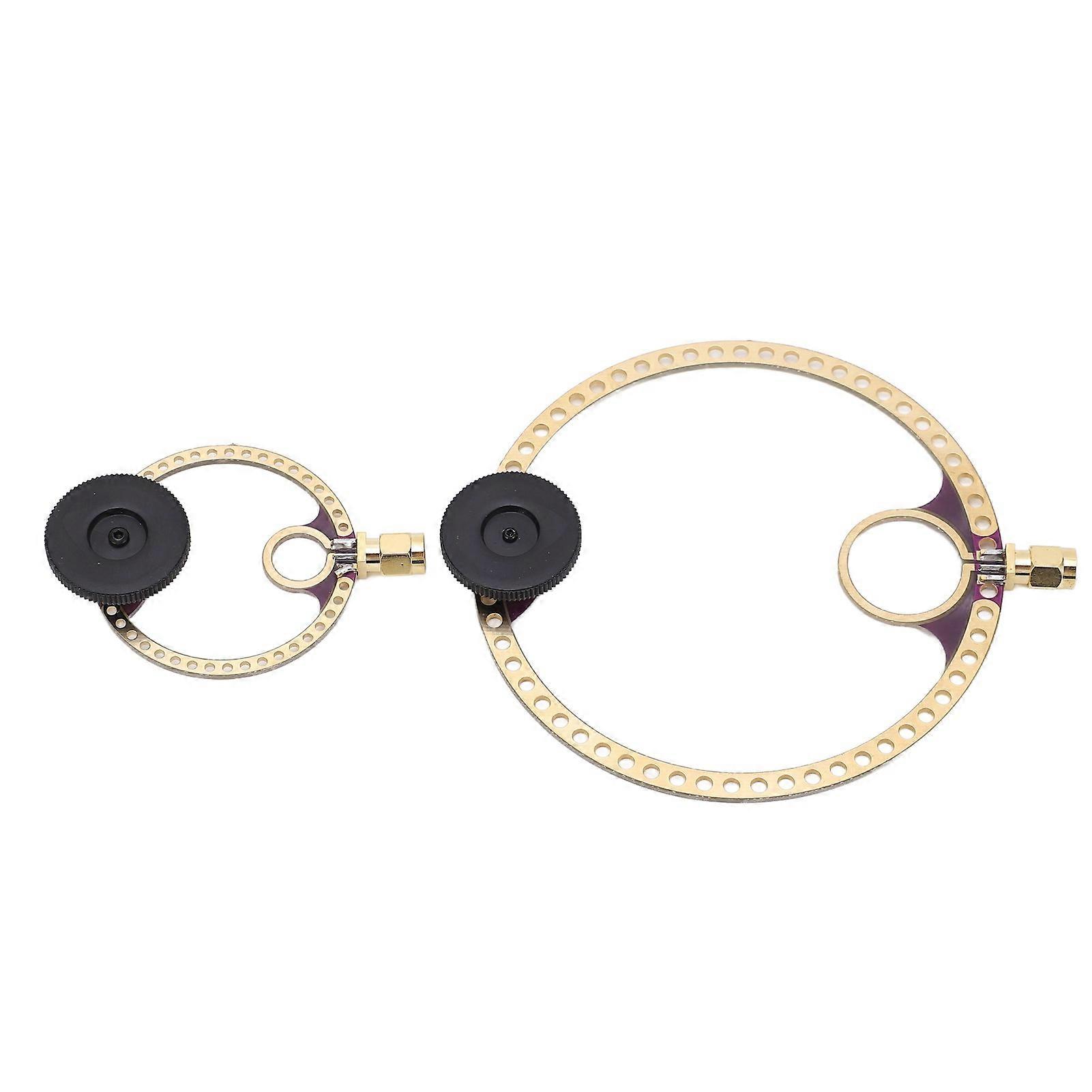 UV UHF VHF FM Small Loop 400M‑470MHz Shortwave Active Receiving Antenna for HFDY Malahiteam DSP2