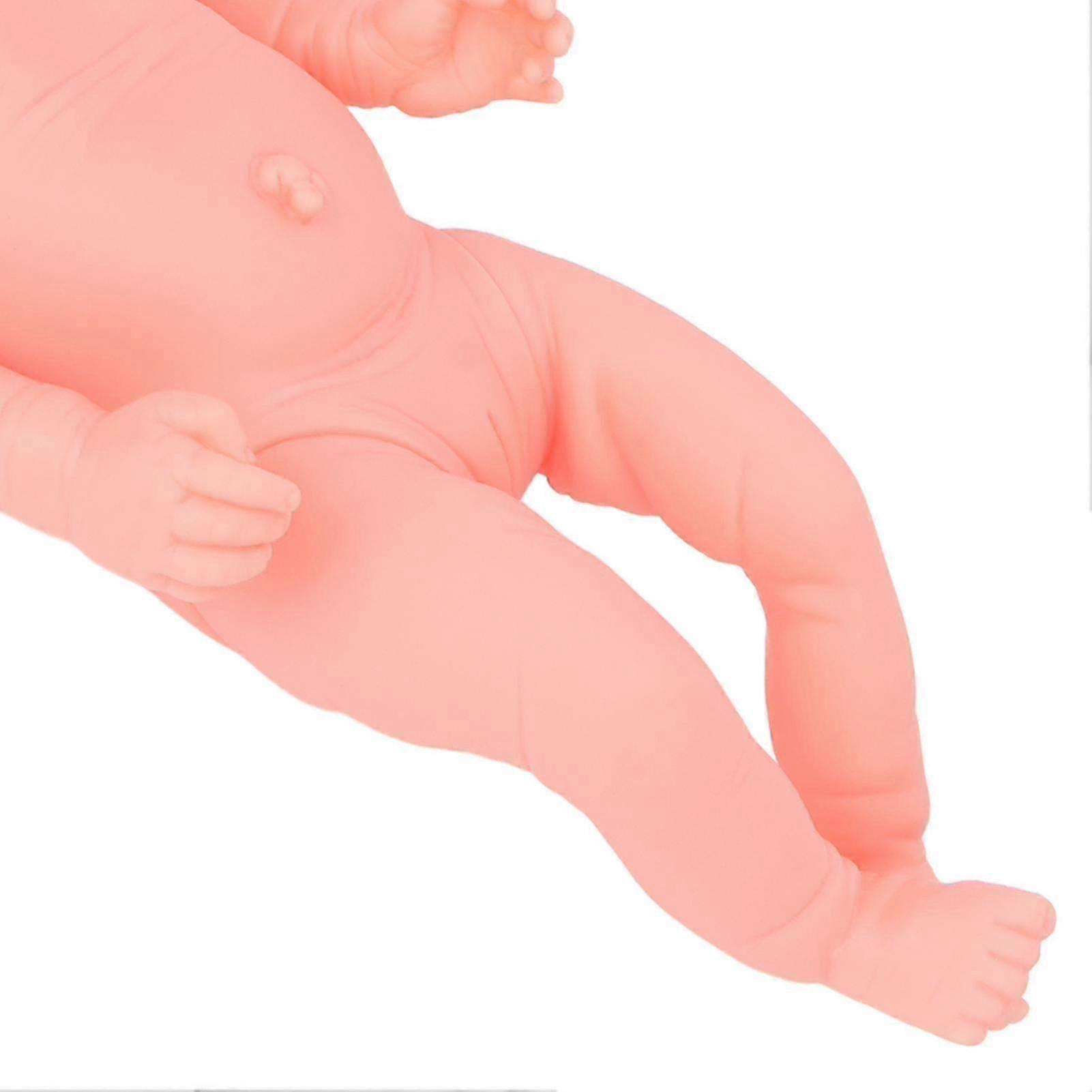 Soft baby doll, baby girl, anatomically correct, nursing training, widely used, high simulation, soft plastic baby girl doll