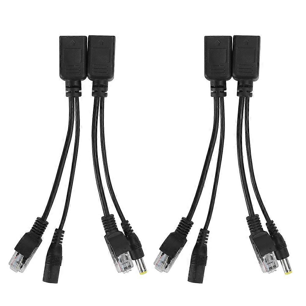 2 Pairs POE Splitter Netzwerk Kamera Netzteil Modul Separator Überwachung Ausrüstung 12V