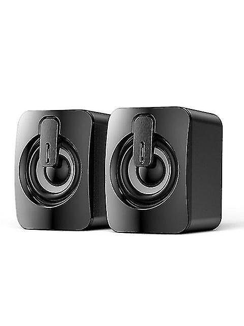Mini computer luidspreker Usb bedrade luidsprekers 3d stereo geluid surround luidspreker voor pc laptop notebook niet Bluetooth luidsprekers
