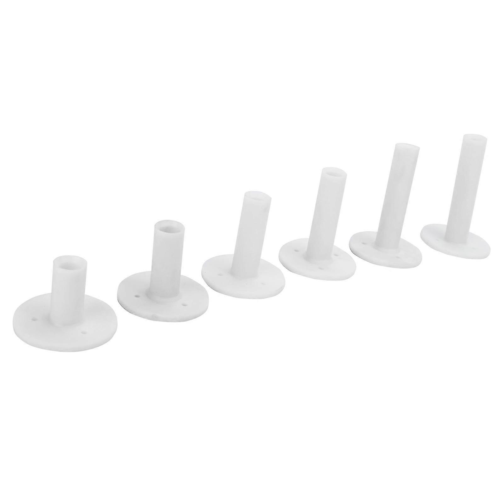 6Pcs Golf Rubber Tee Holder Golf Training Aid for Driving Range and Practice Mat