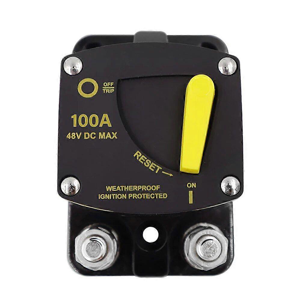 50-300A AMP Car Marine Circuit Breaker Manual Reset for Trolling Motors Boat ATV Tractor Waterproof