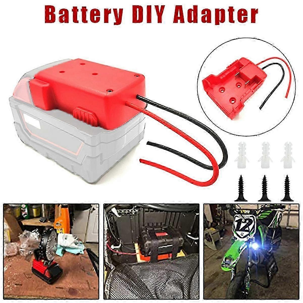 compatible with Milwaukee 18V Battery Adapter Converter compatible with DIY Power Tools
