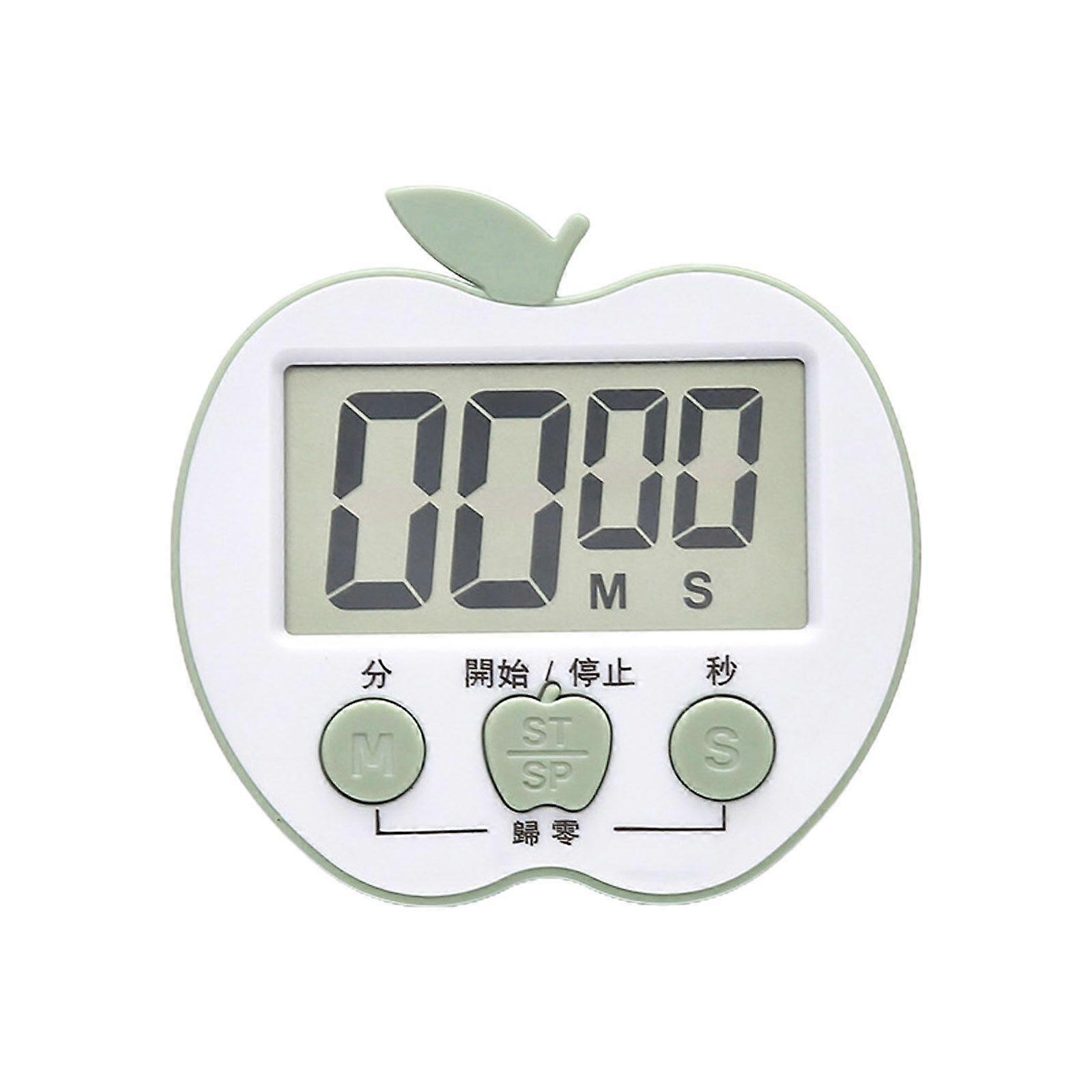 Reminder Baking Timers Large Screen Reminder Plastic Material Apples Shaped