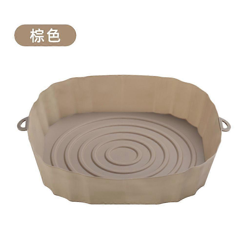 Silicone Pot For Air Fryer Baking Basket Soft Tray Accessories Reusable-4 Types