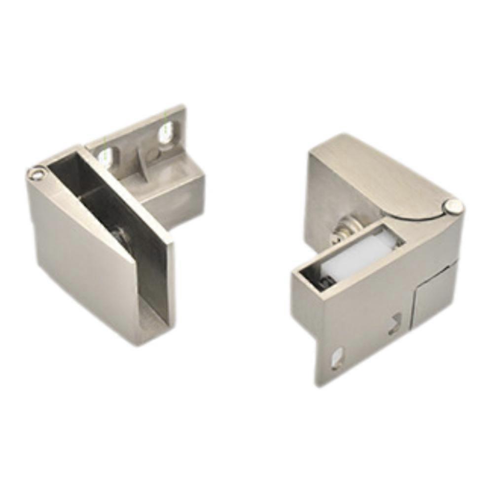 Glass door hinge 1 pair / frameless glass door hinge wine cabinet wine cabinet display cabinet embedded side mounted