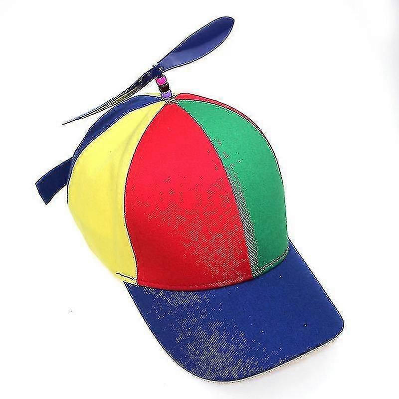 Helicopter Hat, Colorful Baseball Patchwork Hat, Cotton Dragonfly Baseball Cap