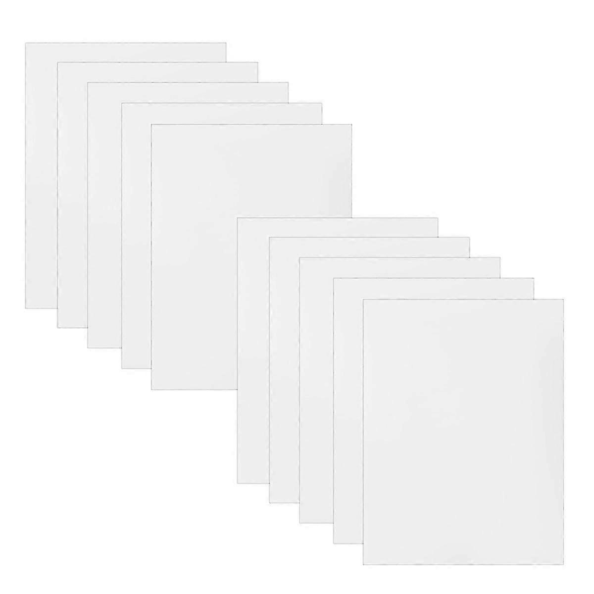 Folhas magnéticas imprimíveis, 8,5 x 11 polegadas, pacote com 10 impressoras magnéticas brilhantes