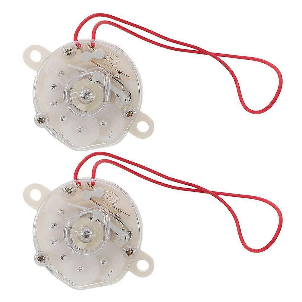 2pcs Fan Control Timer Replacement Fan Timer Universal Timer Desk Fan Mechanical Timer Fan Replacement Timer Electric Fan Control Timer