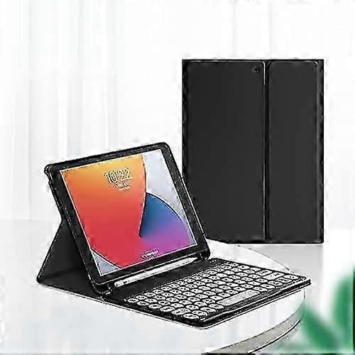 Ipad Mini 5th Generation Mini 4 7.9 Inch Keyboard Case Cute Round Key Color Keyboard Wireless Detachable Bt Keyboard Cover With Pencil Holder For Mini