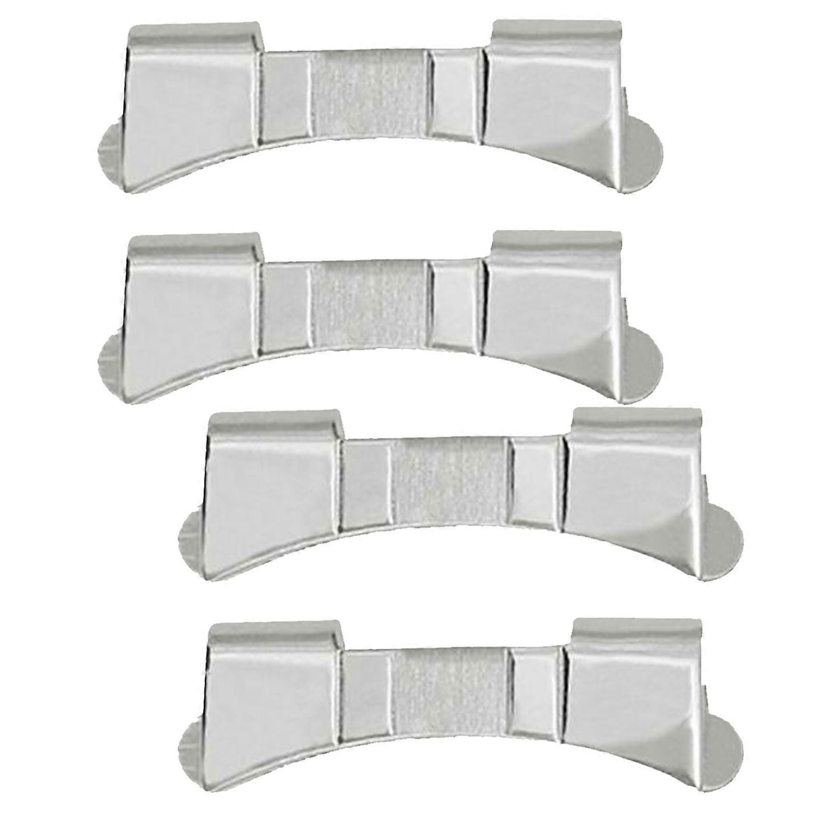 4 Piece Premium Stainless Curved End Part 24mm