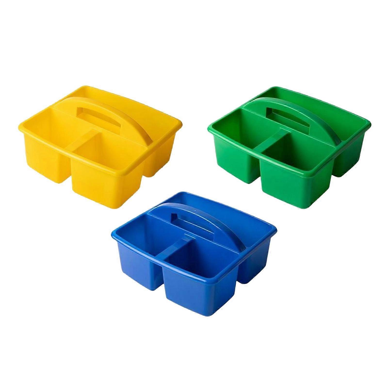 3Pieces Craft Storage Organizer Stackable Basket Classification Holder Divider