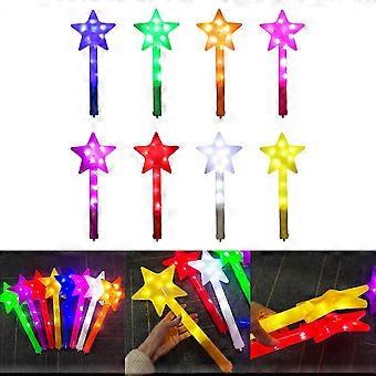 Led Flashing Magic Wands Handheld Flash Colorful Stick Toy Birthday ...