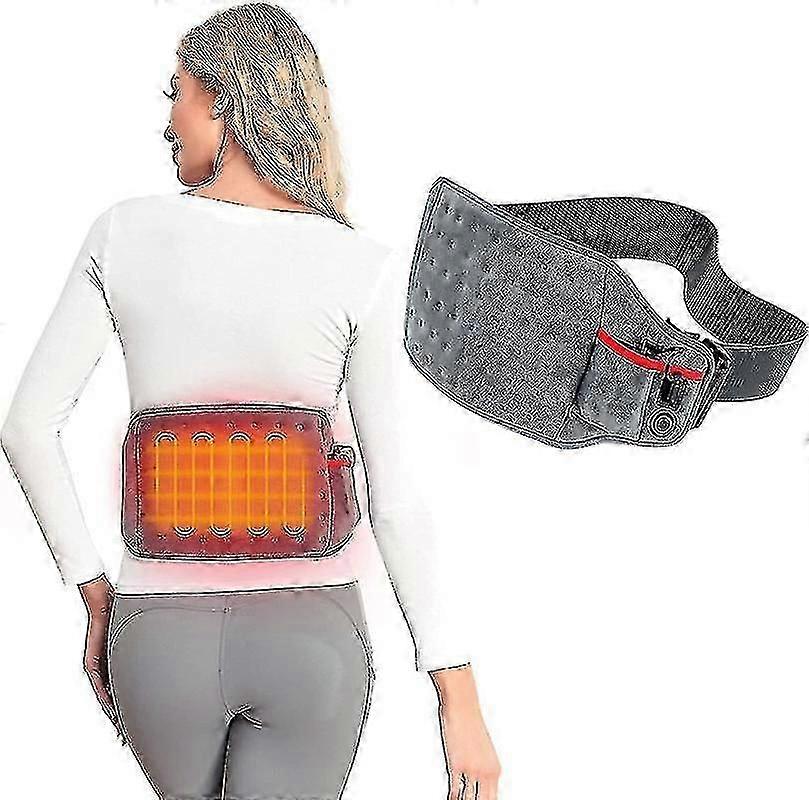 Cordless Heating Pad, Portable Heated Pad For Back Pain Relief