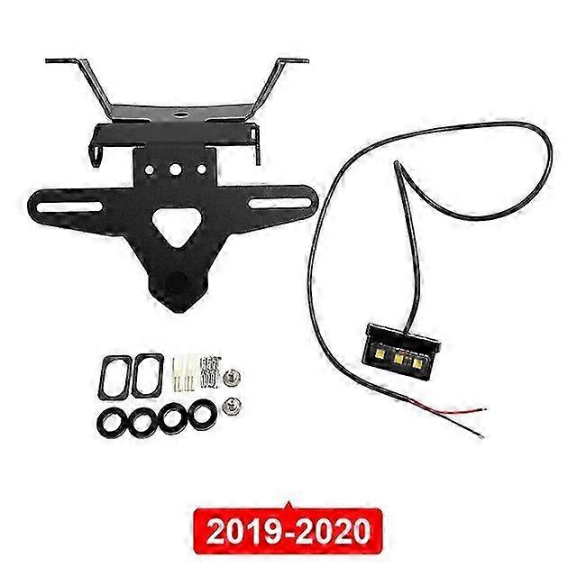 2019-2022 For Honda Cb650r Cbr650r With Led License Lights Rear Fender Eliminator Tail Tidy License Plate Holder Mount Bracket