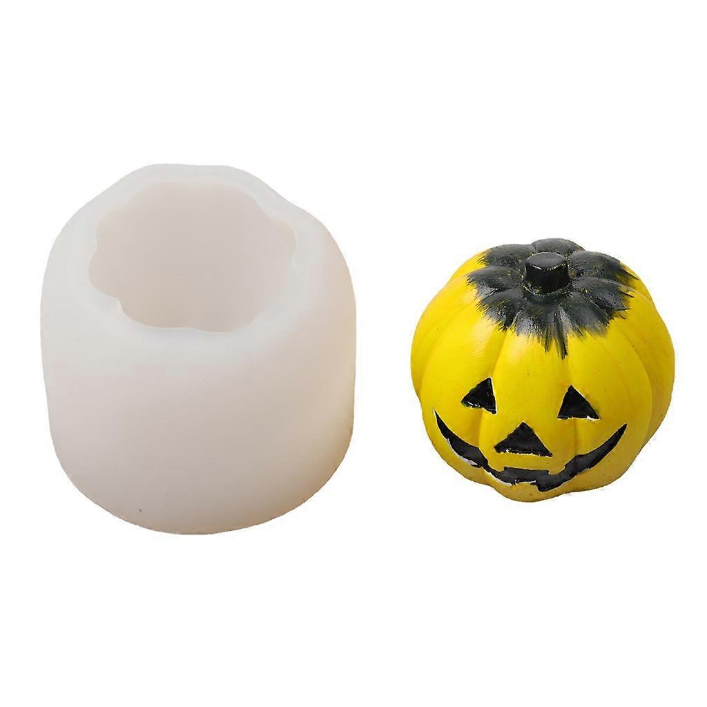 תבנית סיליקון דלעת תלת מימדית להכנת נרות עשה זאת בעצמך, קישוט שוקולד עוגה עשה זאת בעצמך, צבעים רבים