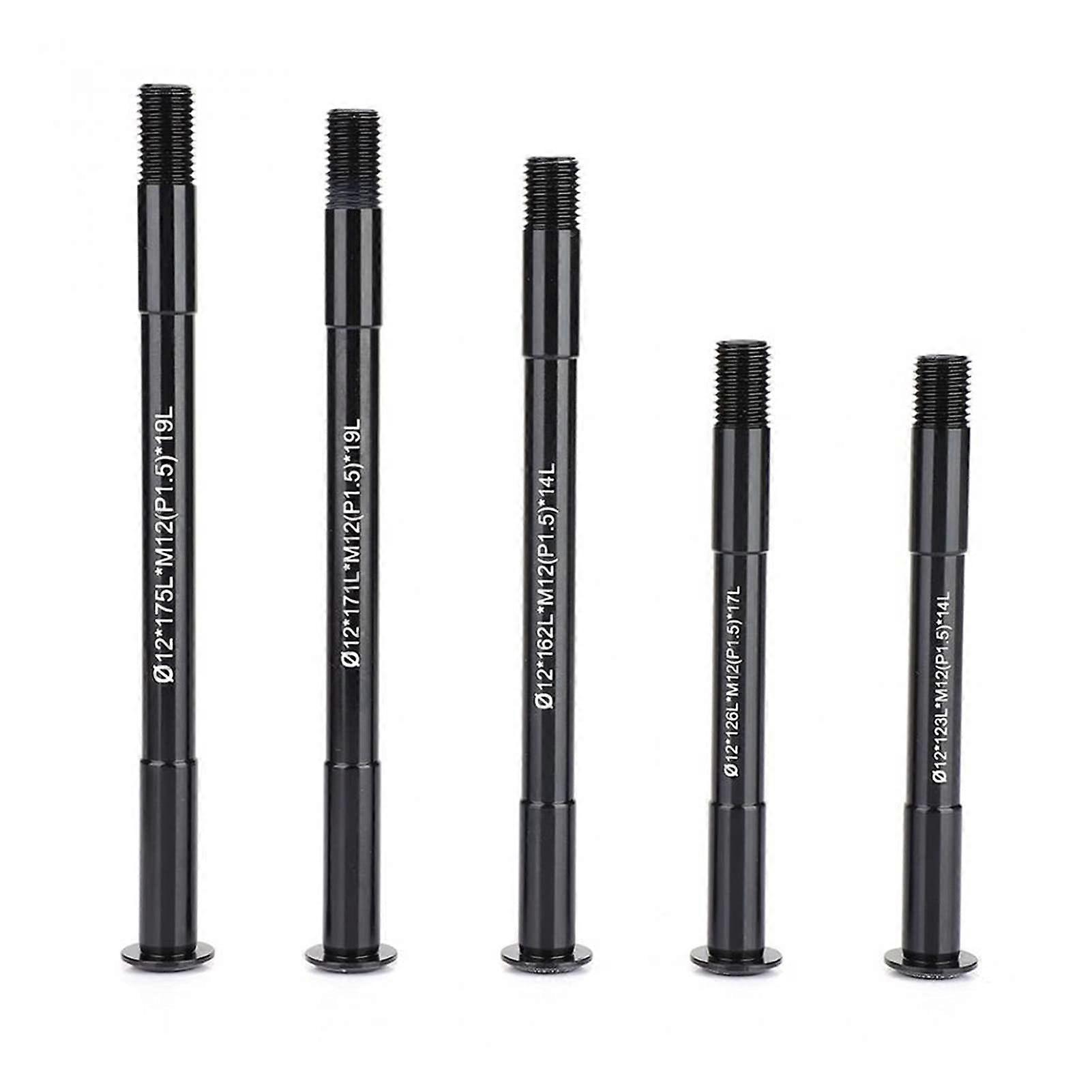 Thru Axle Bicycle Trailer, Front Nubs Tube for Shaft Fork Thru Axle Lever 12x123LxM12X14L