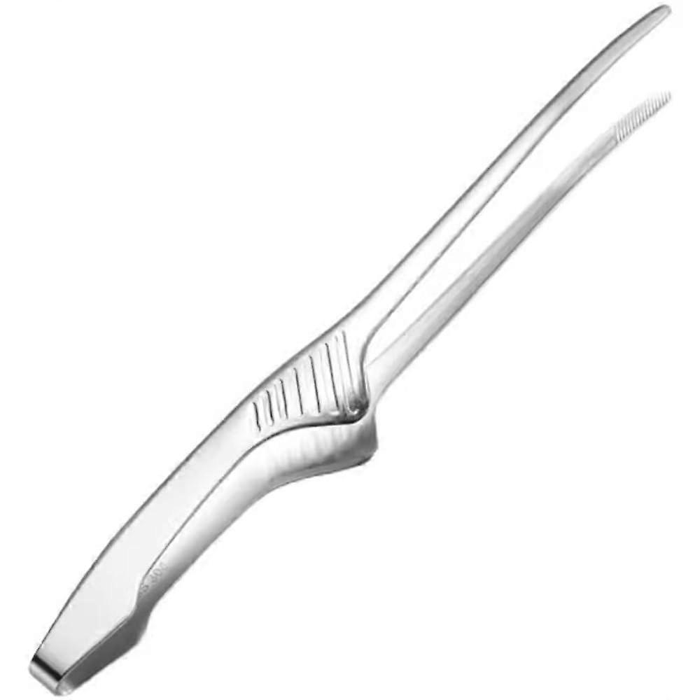 Multipurpose BBQ Clip Stainless Steel Grill Clips for BBQ 23.3cm Silver