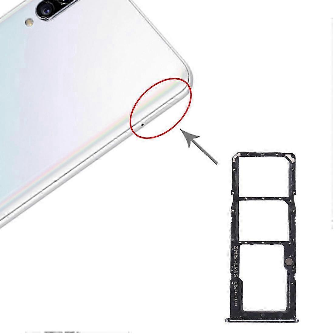 2025 For Samsung Galaxy A30s SIM Card Tray + SIM Card Tray + Micro SD Card Tray