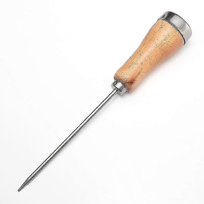 Stainless Steel Ice Picks with Wooden Handle, Ideal Picks Tool for Kitchen, Bar, and Restaurant Use