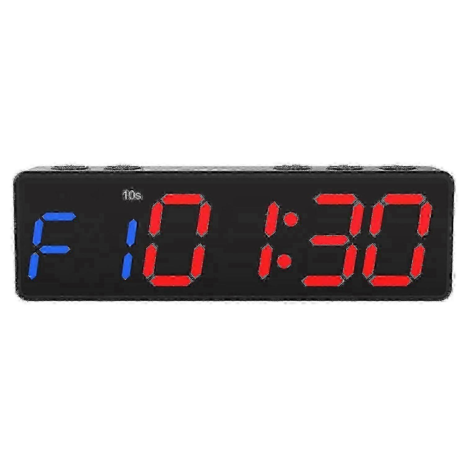 Interval Workout Timer with Stopwatch for Gym Training Countdown and Count Up