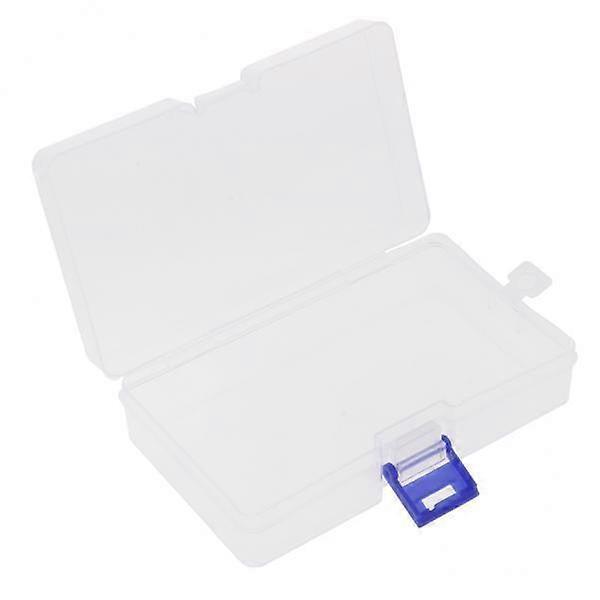 2-15pack Plastic Transparent with Lid Storage Box Collection Container