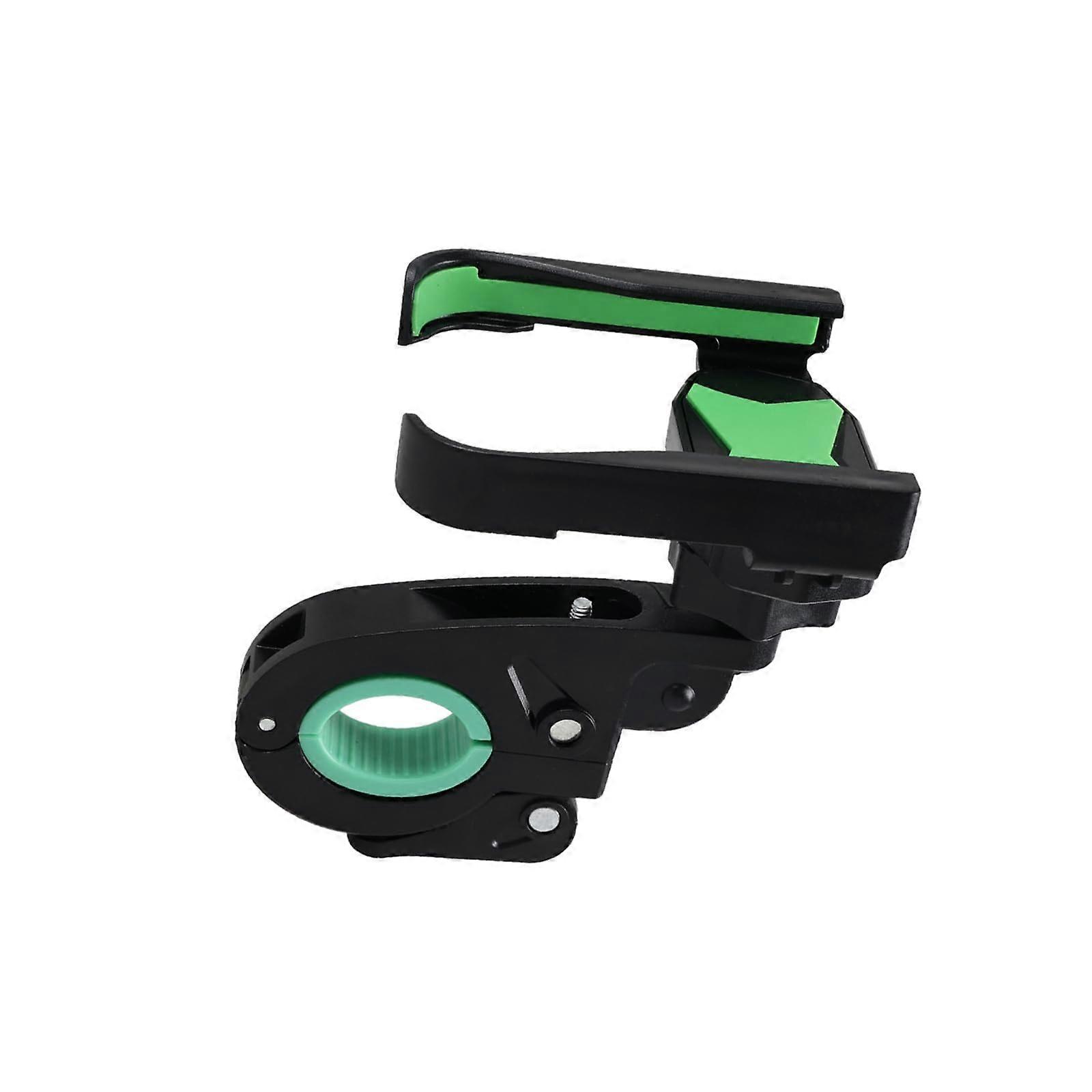 Adjustable Bicycle Phone Holder Universal Handlebar Mount for Bikes Scooters Motorcycles Green Clamp