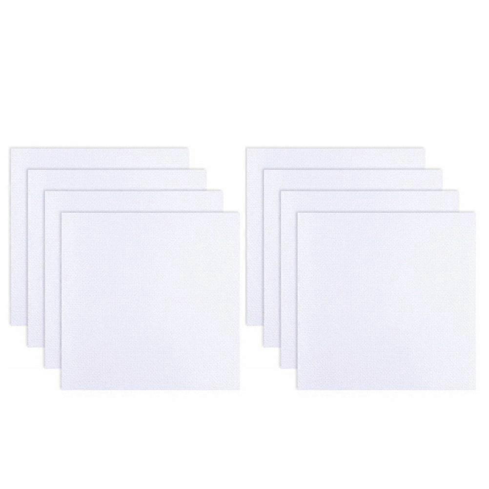 10pcs Cross Stitch Cloth Fabric for DIY Needlework – Soft & Durable Embroidery Material for Handmade Projects, White