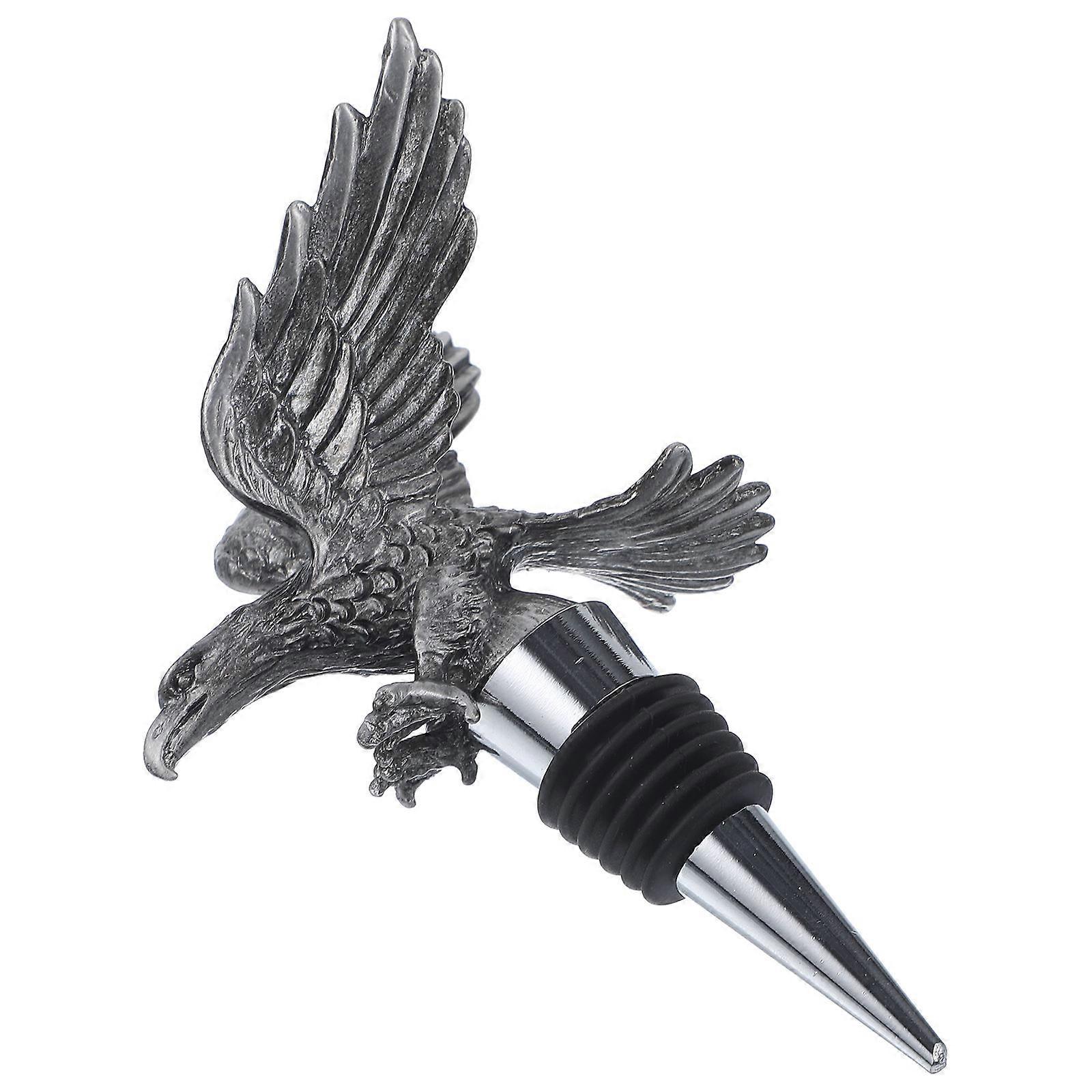 Antique Silver Decorative Eagle Head Airtight Seal for Freshness and Party Use