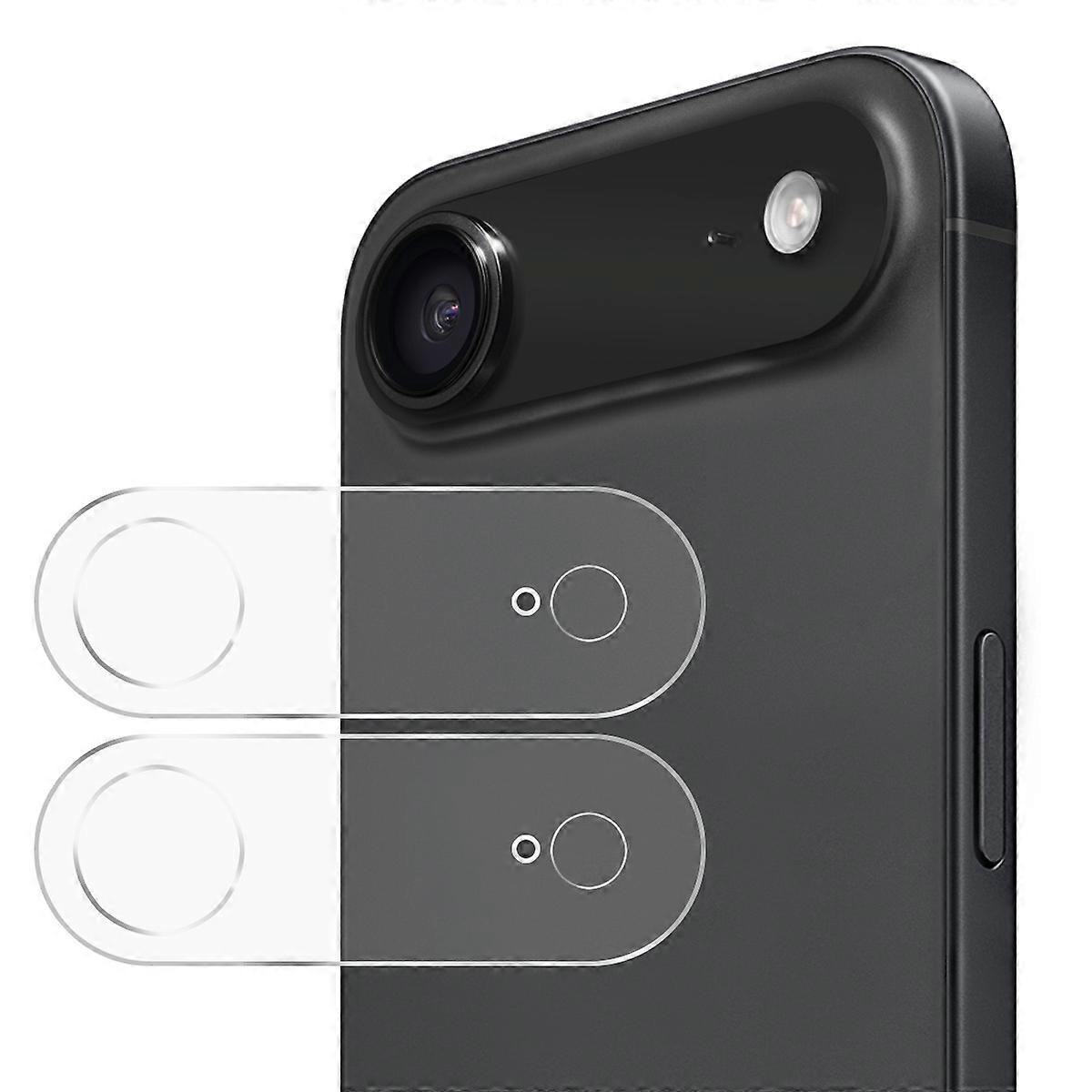 iPhone 17 Air 2PcsカメラレンズプロテクターENKAYハット-プリンス統合強化ガラスレンズフィルムに対応