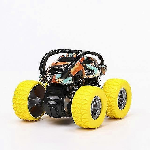 Inertia Big Wheel Truck Vehicle 360 Degree Flipping Car Powered by Friction, Outdoor Model Gift Suitable for Children