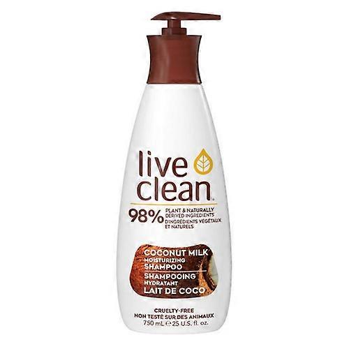 Live Clean Coconut Milk Shampoo, 750 Ml
