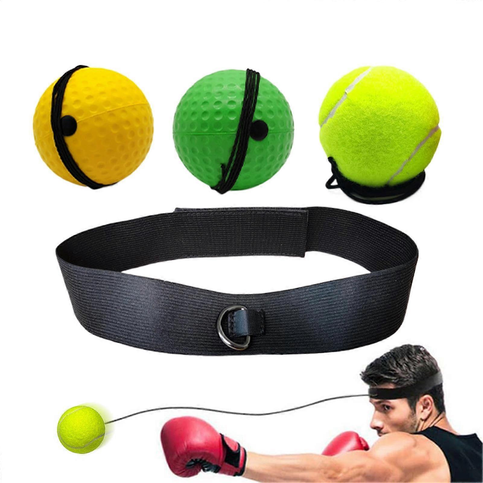 ReflexBoxball: reaction boxball with headband, reflex exercise ball, coordination training for reactions, punching speed