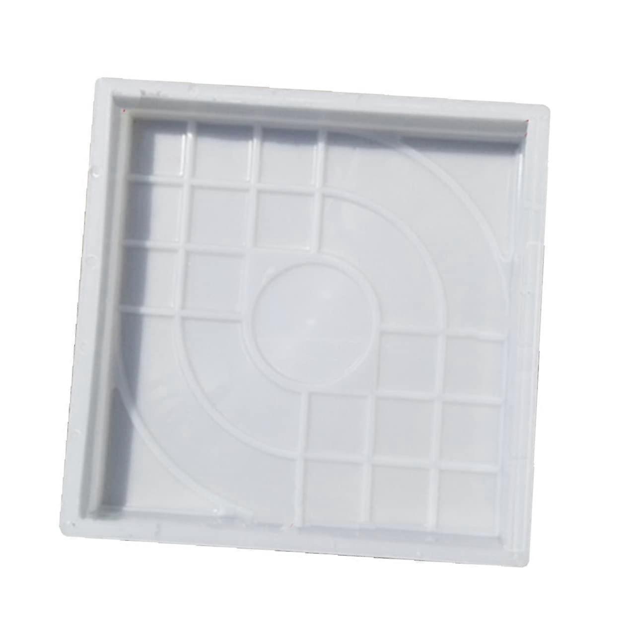 Paving stone mold For DIY garden paths Reusable cement mold For sidewalks and courtyards White For design