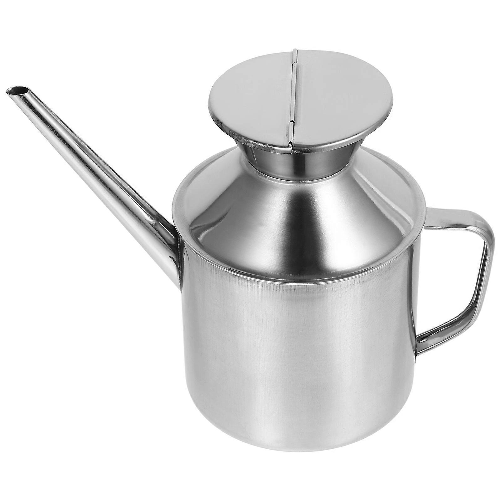 Stainless Steel Oil Dispenser Black for Storage Use with Versatile Use Vinegar Container