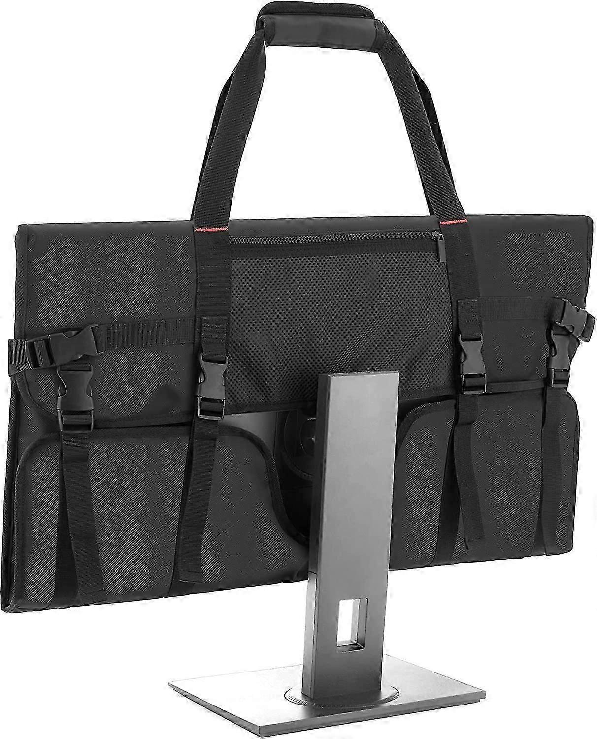 Carrying Bag for 27" LCD Screens and Monitors, With Padded Velvet LiningBlack