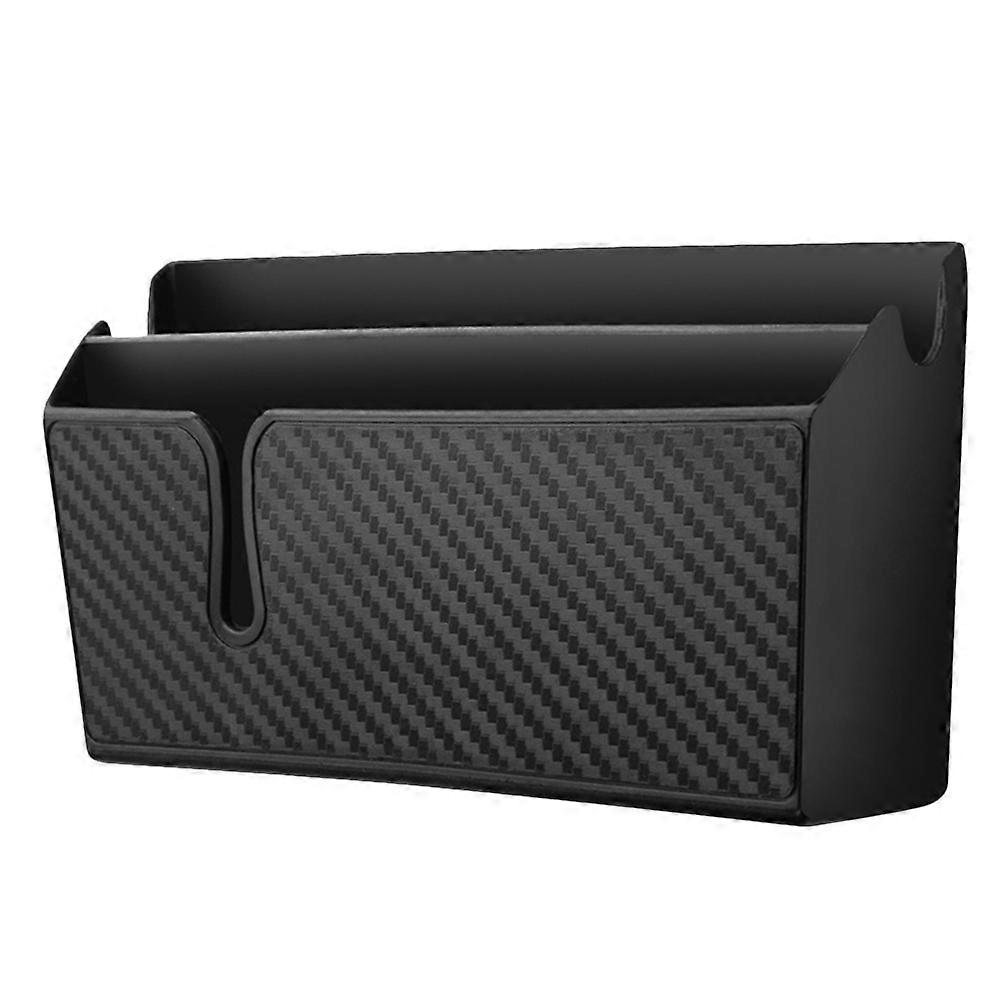 Seat Gap Storage Storage Organiser Multifunctional PU Leather Case For Car Use .5x8x3.5cm 2Pcs