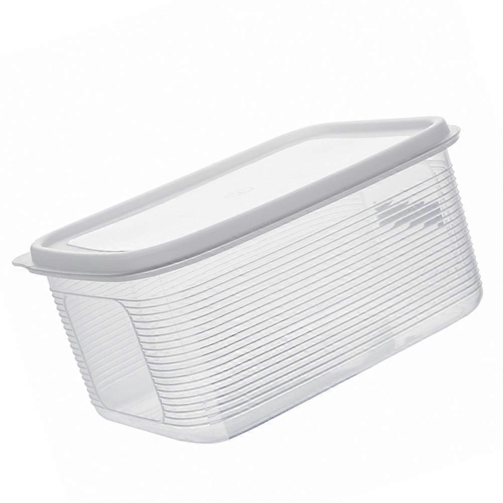 Pet Food Storage Box Multi-Purpose Plastic Container Rectangular Home Use 1Set