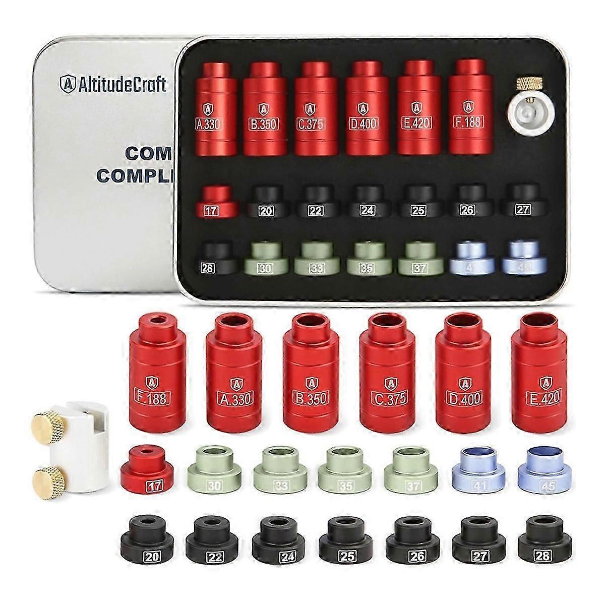 Precision Hunting Comparator Kit Reloading Headspace Gauge Comparator Kit Inserts 17-45 Inches