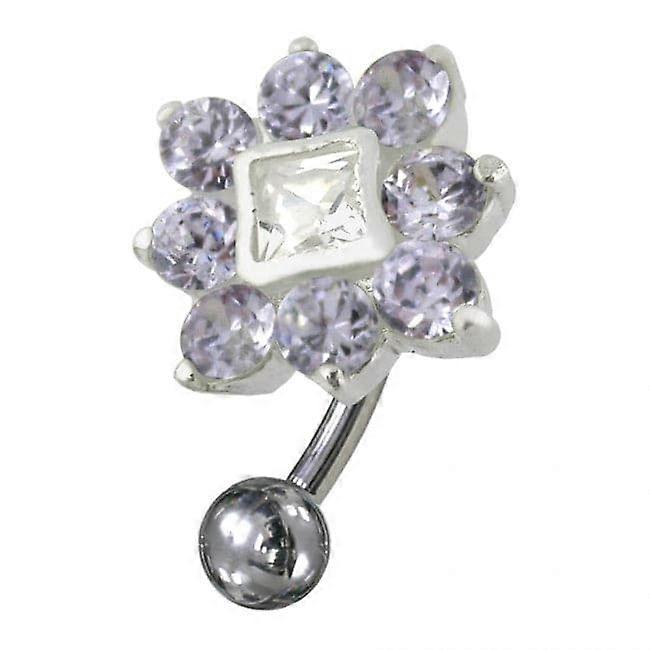 Jewelled Non-moving Reverse Belly Ring
