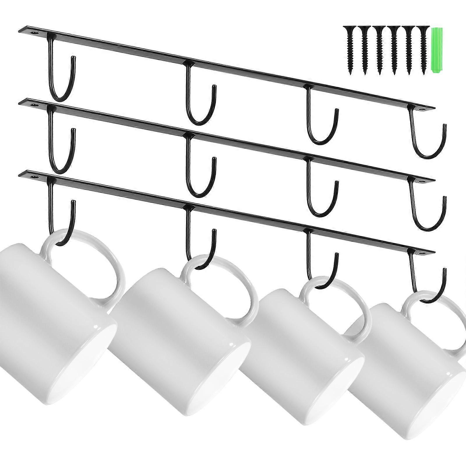 Cups Hanging Stand Minimalist Homeowners 3Pack