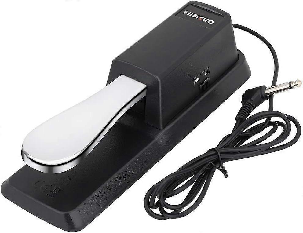 Universal Non-slip Damper for Piano Sustain Pedal with Piano Style Action and Polarity Switch