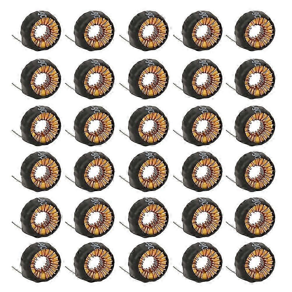 30個のトロイドインダクタワイヤーPCB回路基板用ケーシングパイプ付き水平銅コイル5026 15UH 6A