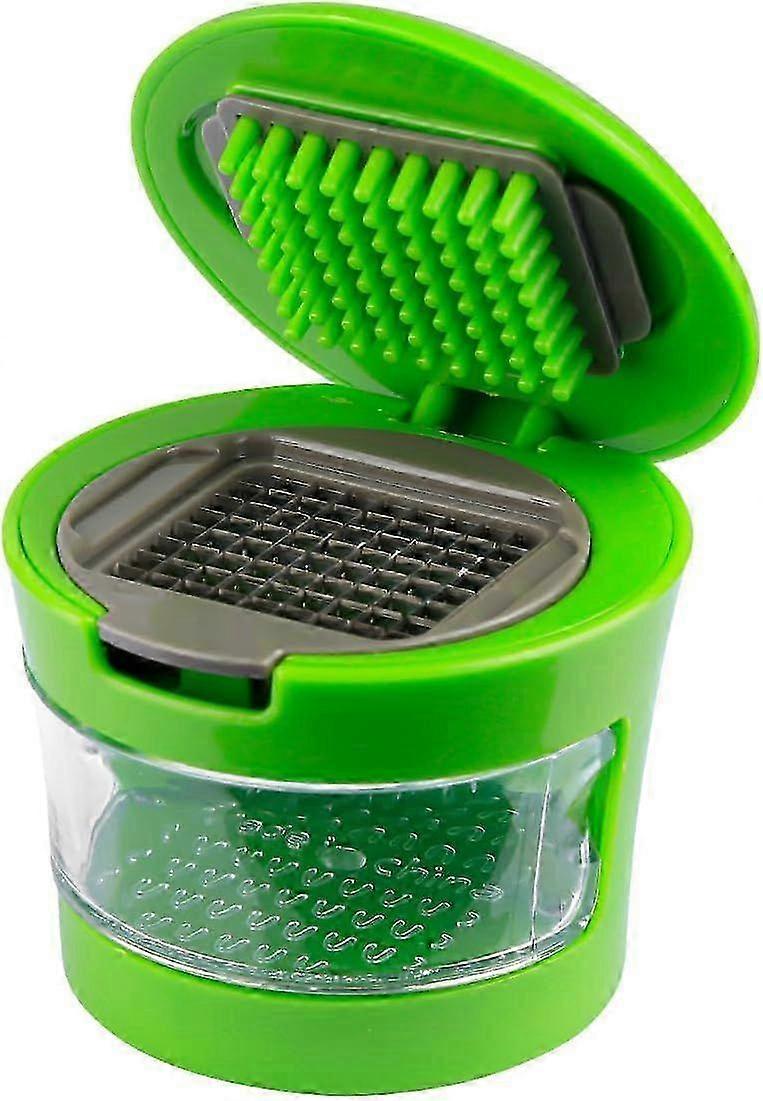 Mini Stainless Steel Garlic Press Chopper Easy Clean Kitchen Tool