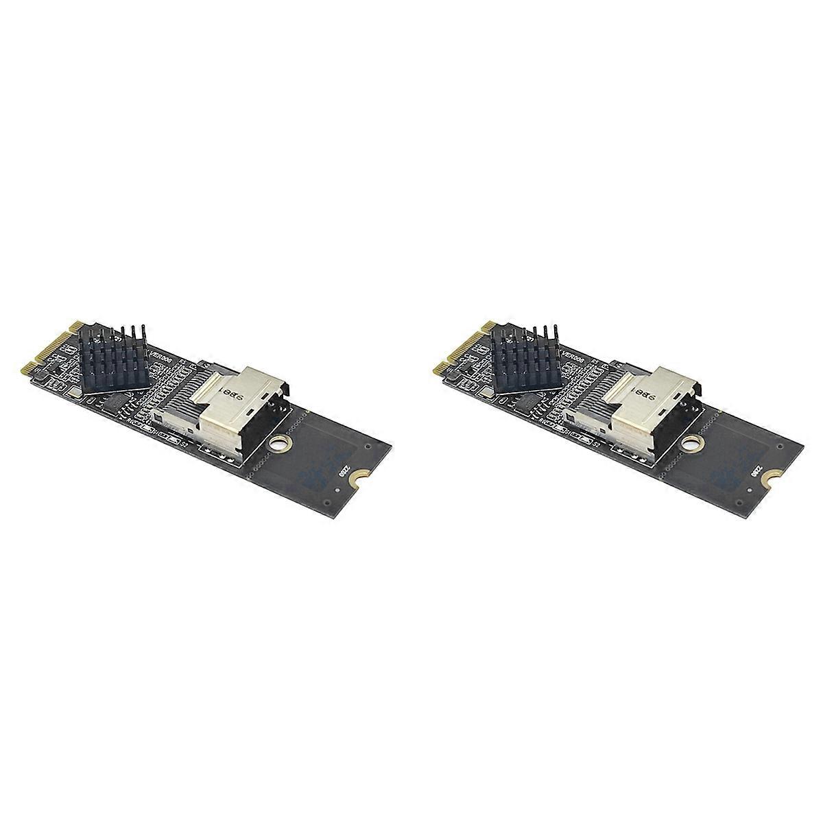 M.2 NVME to SFF-8087 SATA3.0 Mini-SAS/SATA Hard Disk Adapter Card