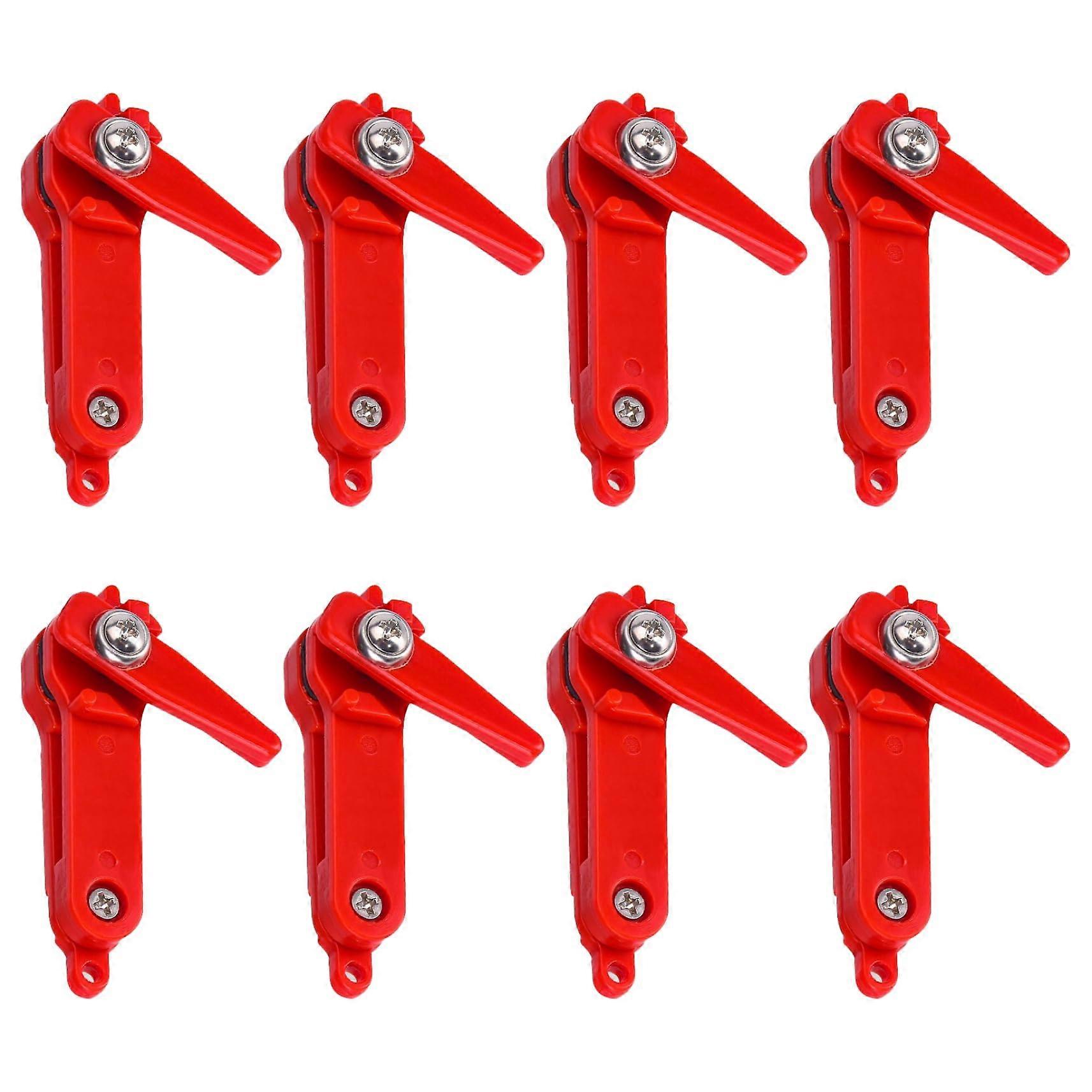8pcs snap weights for trolling, heavy tension fishing clips portable downrigger outrigger release weight clamp Ref: 9361