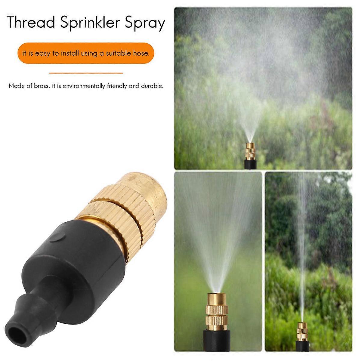 10 pcs Adjustable Misting Nozzle for Gardening Sprinkler Sprayer