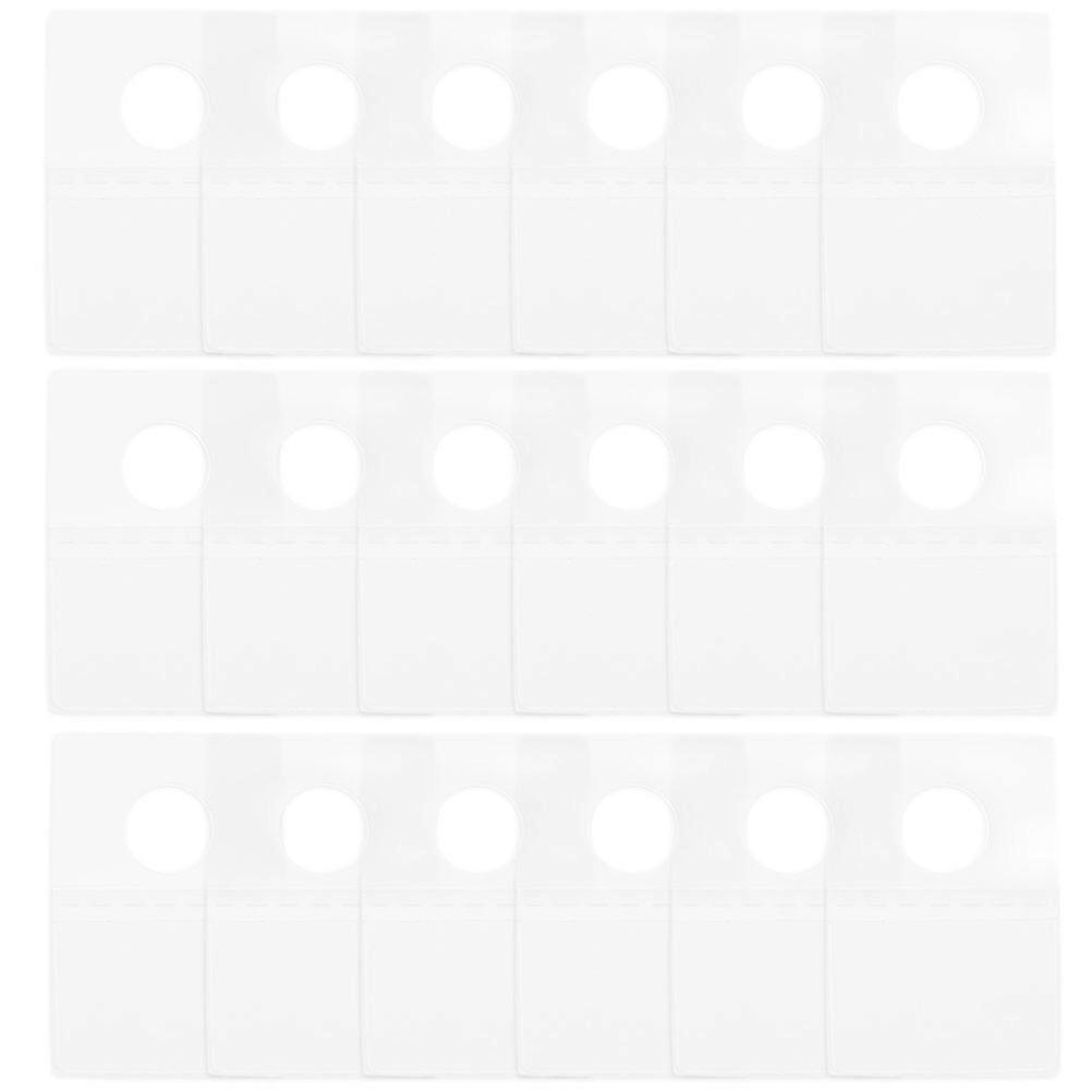 300pcs Self Adhesive Hanging Tabs PVC Hanger Tags for Retail Display – Strong Adhesion & High Reliability for Merchandise Organization