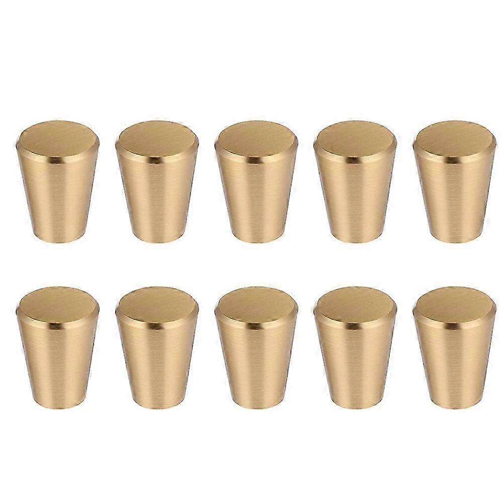 10Pcs Modern Style Cupboard Door Knobs Wardrobe Drawer Pull Handles Golden Knobs