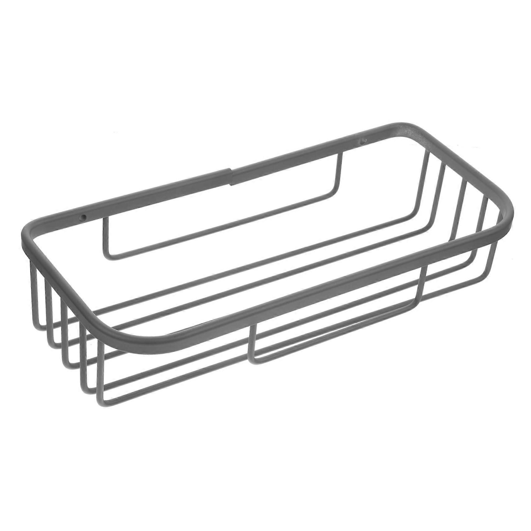 Tissue storage shelf For washrooms Simple design Rustresistant Gray 28X12.5X6CM